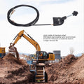 Chicote Cable Acelerador Manual con Palanca para Excavadora y Mezcladora – 2.50 m