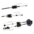 Juego de Chicotes Velocidades Cable Para Ford Fiesta 1.6 y Ecosport 2.0 Año 2003 a 2010