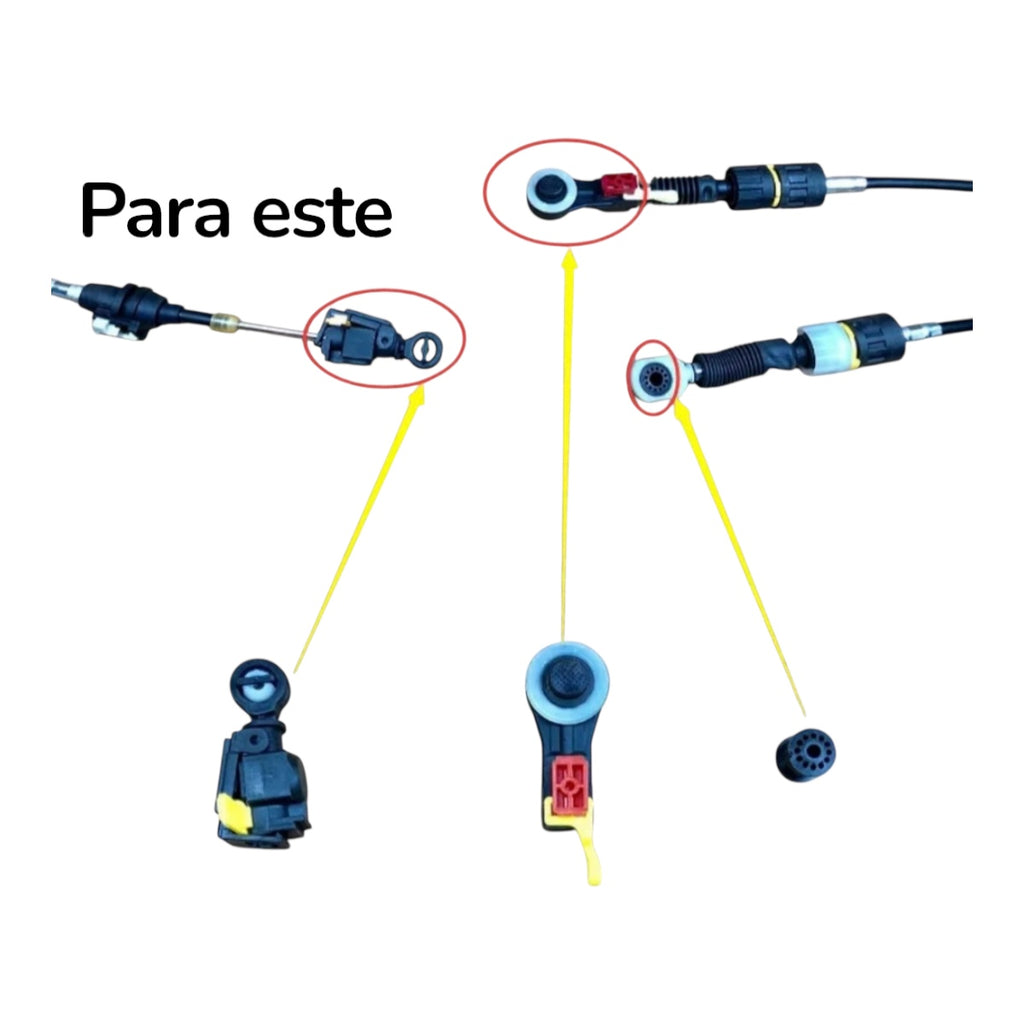 Terminal Punta de Chicote Selector Ford Fiesta Focus Automática numero de parte 4S6P7412AB