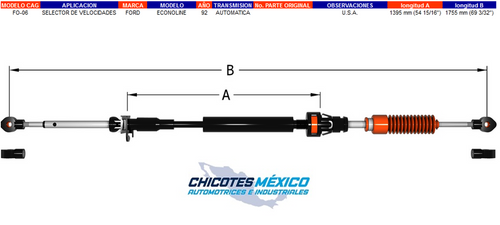 Chicote Ford Econoline Año 1992 De Transmisión Automática
