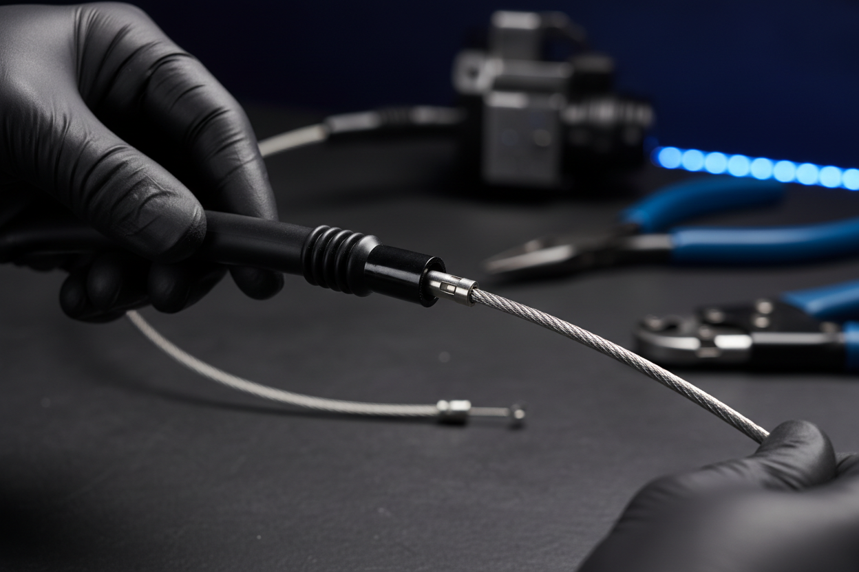 Funda para chicote de Acelerador diámetro 6 mm para cable de 1/16 contiene 25 mts