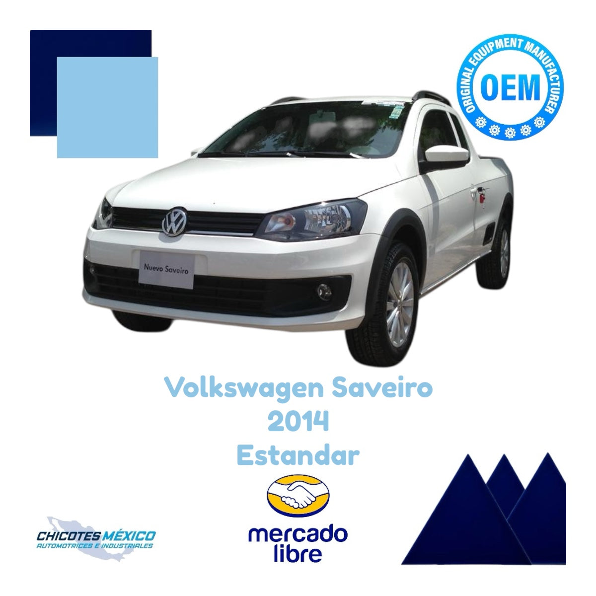 Chicote Transversal Para Volkswagen Saveiro 2014 Transmisión Estándar.